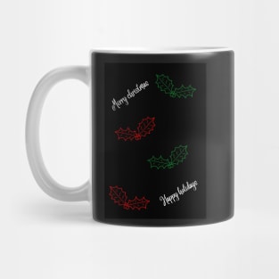 Simple merry christmas pattern Mug